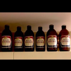Vintage Molson Canadian Bottles